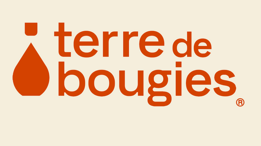 nouvelle identité de marque terre de bougies