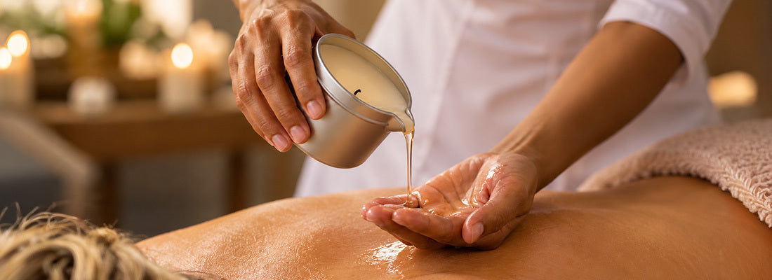 Bougie de massage corporel Terre de Bougies