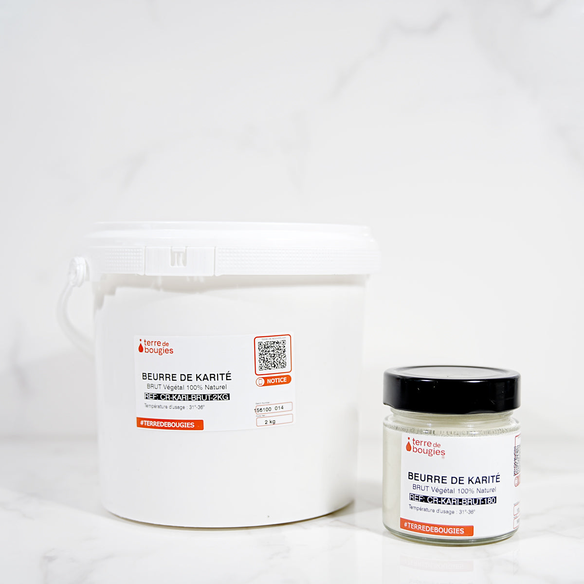Beurre Végétal de Karité Brut base pour fabrication savon DIY produits ménagers maison Terre de Bougies