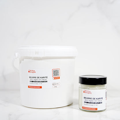 Beurre Végétal de Karité Brut base pour fabrication savon DIY produits ménagers maison Terre de Bougies