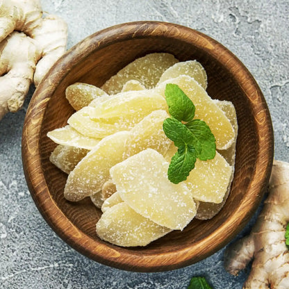 Gingembre confit parfum gourmand de Grasse pour bougies fondants et diffuseurs