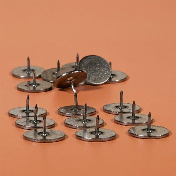 Round wick holder with thorn kit accessory for handmade candle making DIY Terre de Bougies