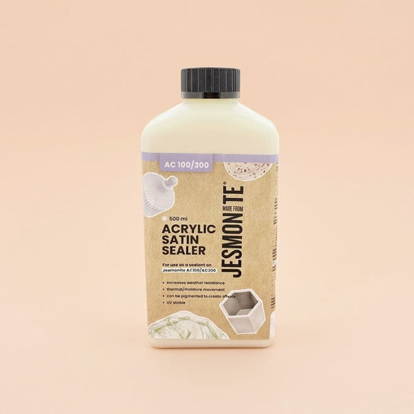Grand flacon de vernis acrylique satiné Jesmonite