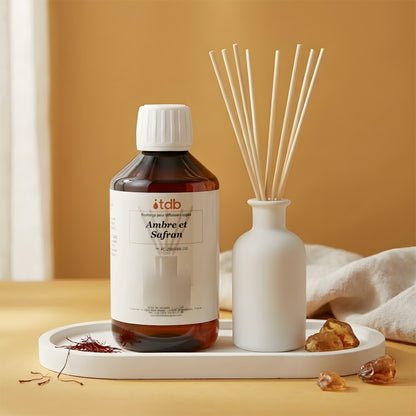 Ambra e zafferano - Ricarica per diffusore ricarica profumo per diffusore ambiente flacone Terre de Bougies