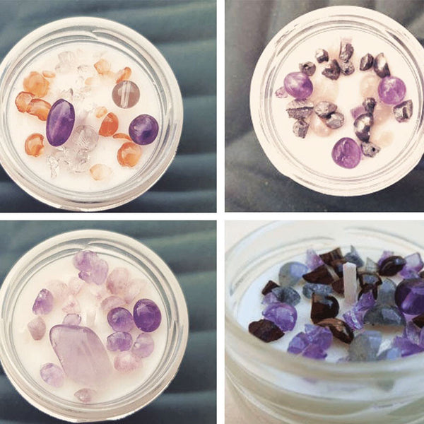 Mineralsteine für Kerzen Dekoration für handgefertigte Kerzen Wax Melts Seife Terre de Bougies
