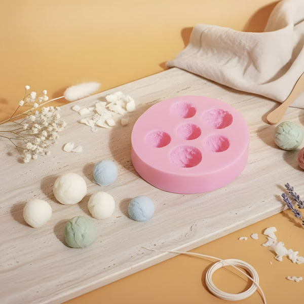 Moule décoration Boules de glace - Silicone pour fabrication artisanale décoration cire DIY Terre de Bougies