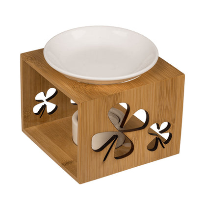 Brûle-parfum - Bamboo accessoire pour diffuseur de parfum d'ambiance maison Terre de Bougies