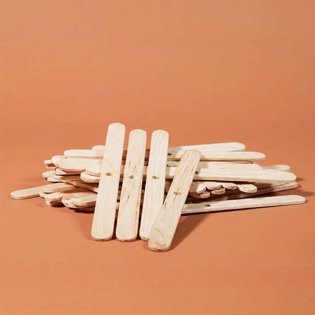 Dochtzentrierer aus Holz Set Zubehör für handgemachte Kerzenherstellung DIY Terre de Bougies