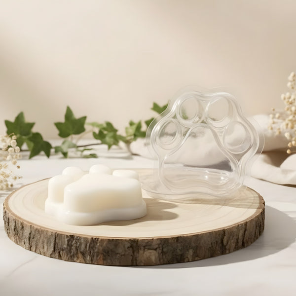 Moule Clamshell Patte chien - Pour fondants pour fabrication artisanale fondant cire DIY Terre de Bougies