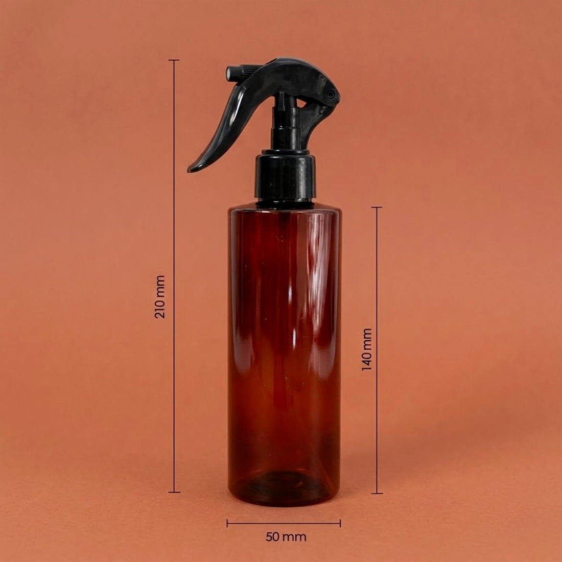 Flacon pulvérisateur Ambré - 250ml détail vue alternative artisanat fabrication maison Terre de Bougies