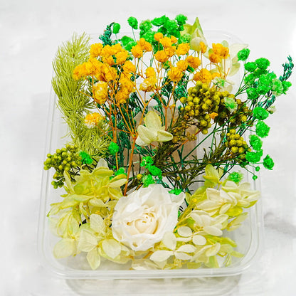 Suszone kwiaty - Bouquet ensoleillé szczegół widok alternatywny rzemiosło Terre de Bougies