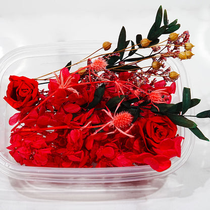 Fleurs séchées - Bouquet romantique décoration pour bougie fondant savon création artisanale Terre de Bougies