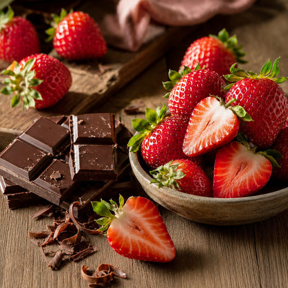 Fraise chocolat - Parfum pour bougie - Terre de Bougies