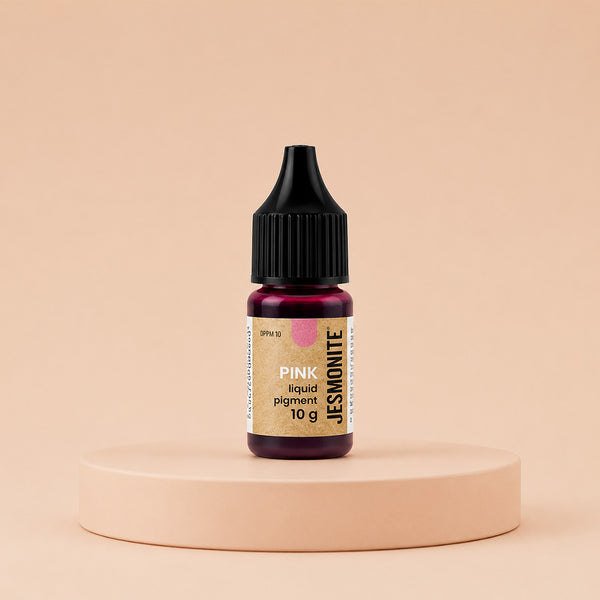 Flacon compte-gouttes de pigment rose de 10 g pour Jesmonite