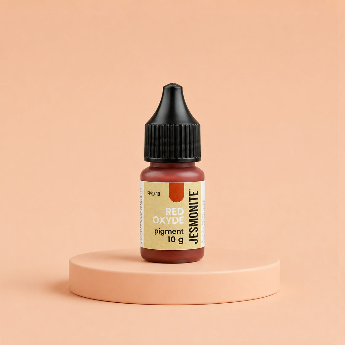 Flacon compte-gouttes de pigment rouge oxyde de 10 g pour Jesmonite