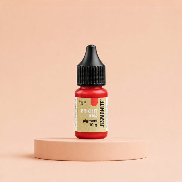 Flacon compte-gouttes de pigment rouge de 10 g pour Jesmonite