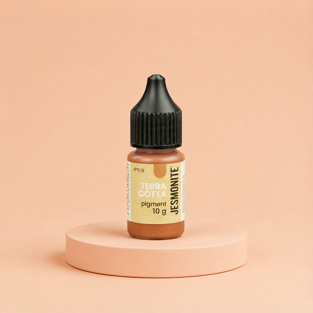 Flacon compte-gouttes de pigment terracotta de 10 g pour Jesmonite