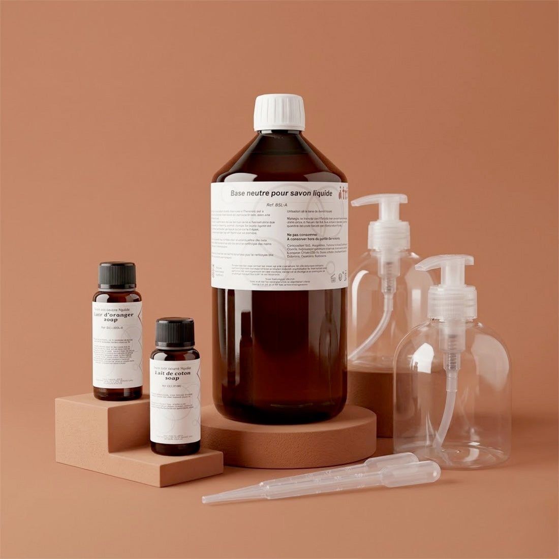 Flüssigseifen-Set Set Zubehör für handgemachte Kerzenherstellung DIY Terre de Bougies