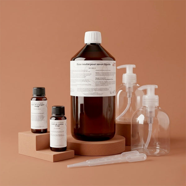 Flüssigseifen-Set Set Zubehör für handgemachte Kerzenherstellung DIY Terre de Bougies