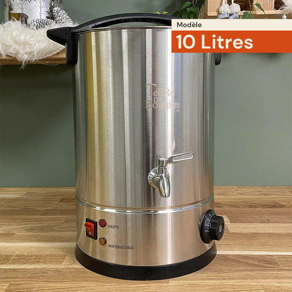 Machine de fonte 10 litres en inox avec son robinet et ses voyants