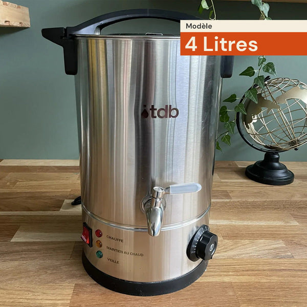 Machine de fonte 4 litres en inox avec son robinet et son thermostat