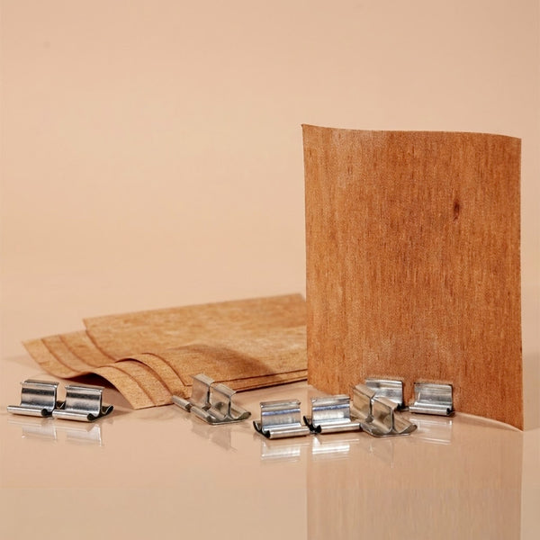 Vague - Mèches en bois pour Bougies mèche pour bougie cire végétale fabrication artisanale Terre de Bougies