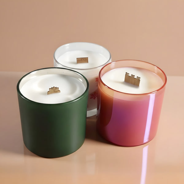3 coeurs - Mèches en bois pour Bougies détail vue alternative artisanat fabrication Terre de Bougies