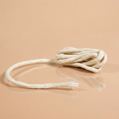 Round Cotton wick for oil lamp candle wick for vegetable wax handmade fabrication Terre de Bougies