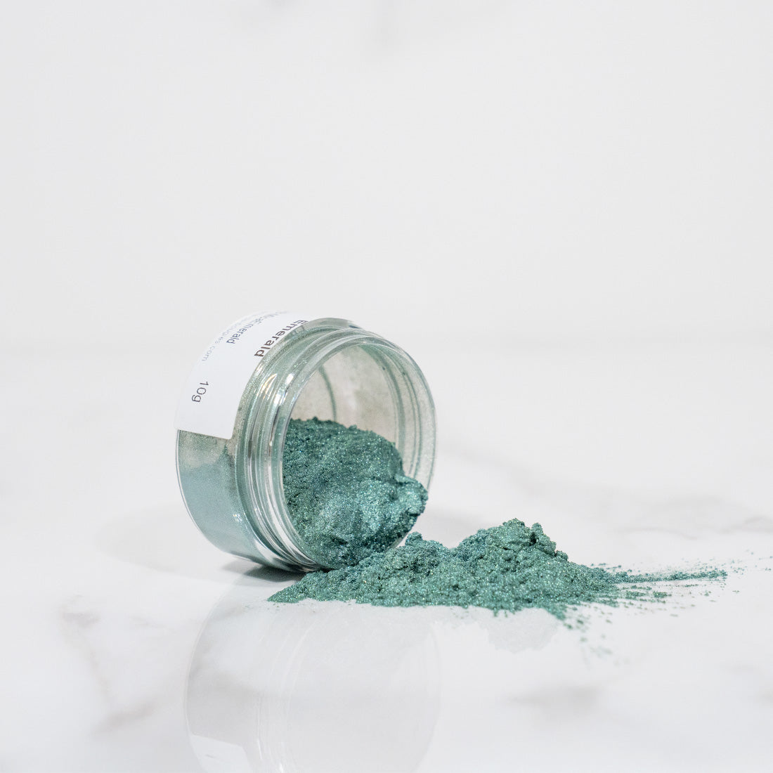 Poudre de mica - Emerald colorant pour cire bougie coloration fondant artisanal Terre de Bougies