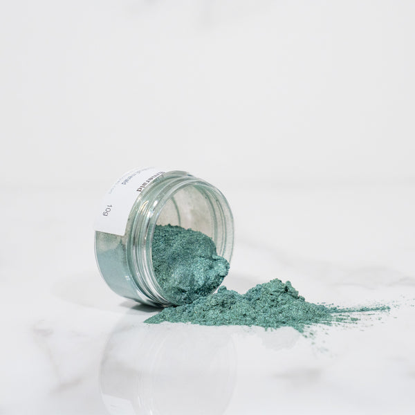 Poudre de mica - Emerald colorant pour cire bougie coloration fondant artisanal Terre de Bougies