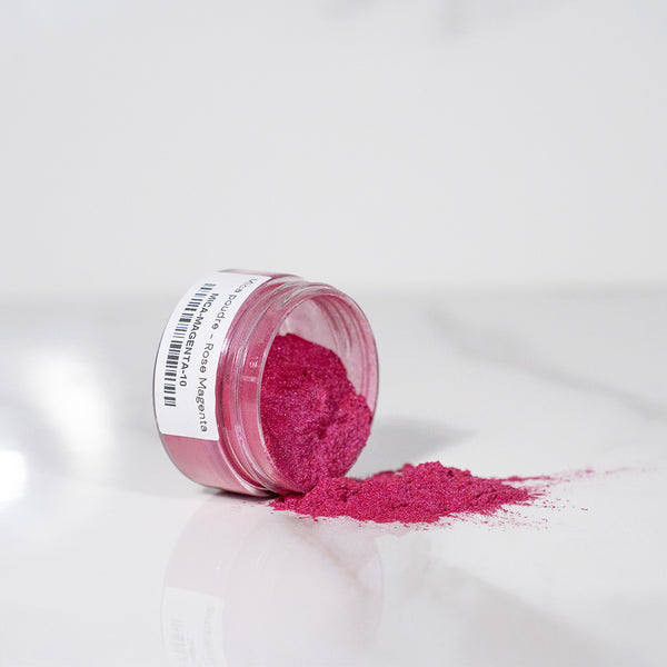 Mika w proszku - Magenta Pink barwnik do wosku świec wosków zapachowych rękodzieło Terre de Bougies