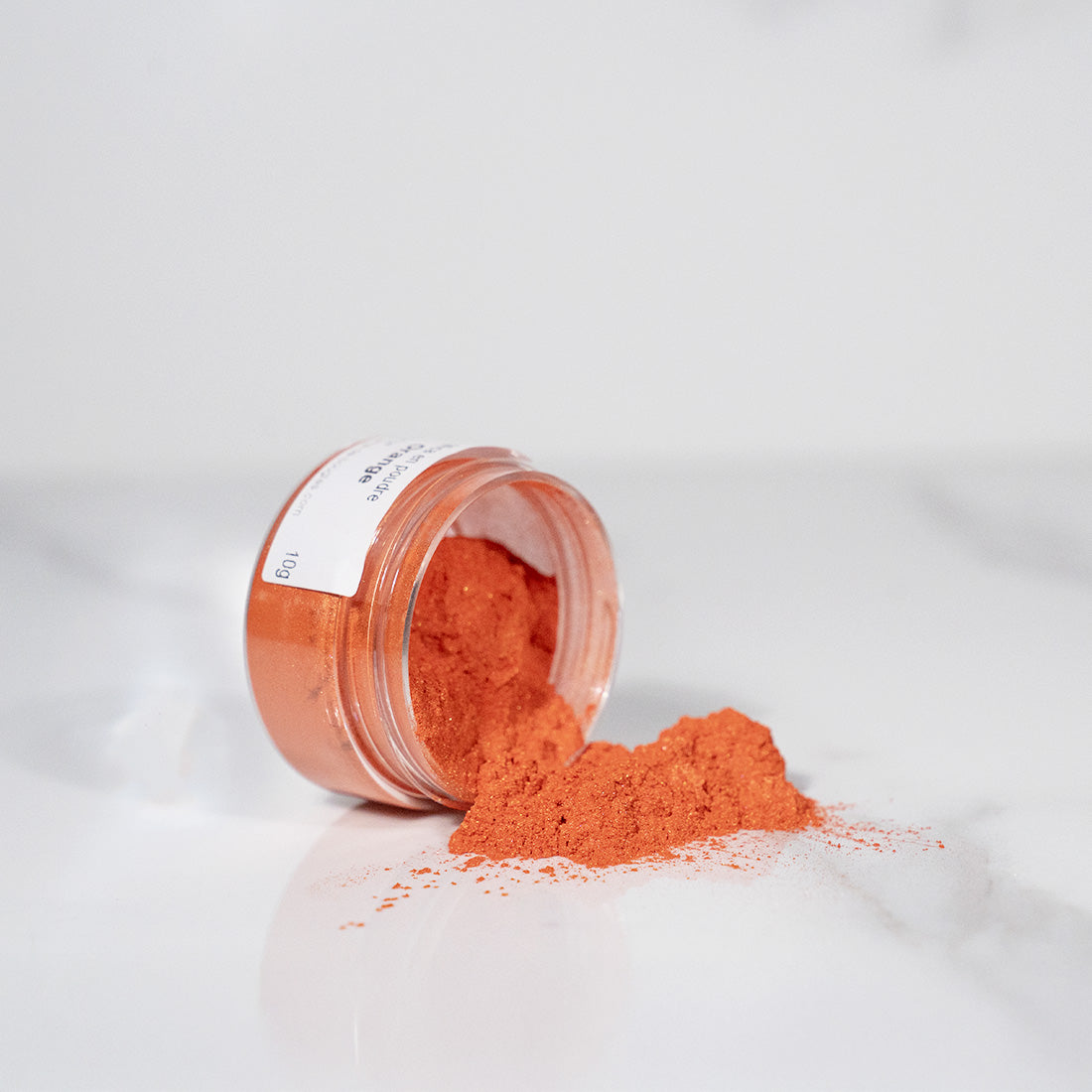 Glimmerpulver - Orange Farbstoff für Kerzenwachs Wax Melts handgefertigte Herstellung Terre de Bougies