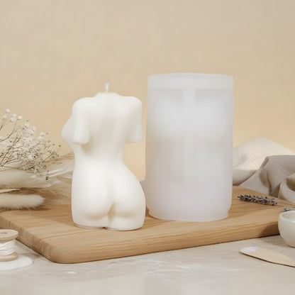 Moule bougie Aphrodite - Silicone détail texture moule silicone artisanat Terre de Bougies