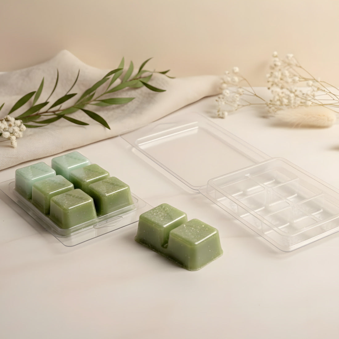 Moule Clamshell Sapin - Pour fondants pour fabrication artisanale fondant cire DIY Terre de Bougies