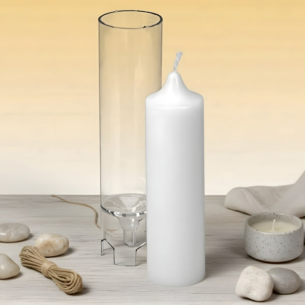 Stampo per candele a cilindro - 50 X 140 mm per fabbricazione artigianale candela cera DIY Terre de Bougies