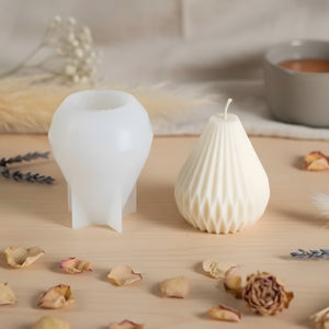 Small Geometric design mold - Silicone for handmade candle wax DIY Terre de Bougies