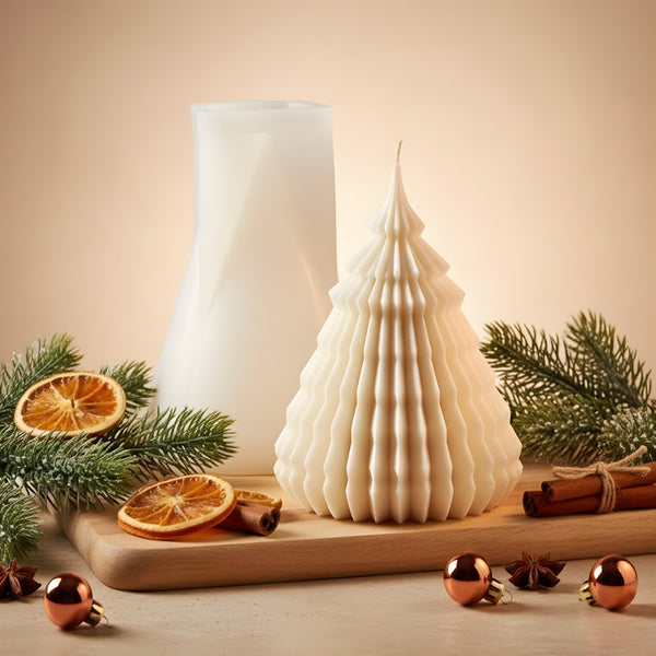 Molde grande para velas de Navidad - Silicona para fabricación artesanal vela cera DIY Terre de Bougies