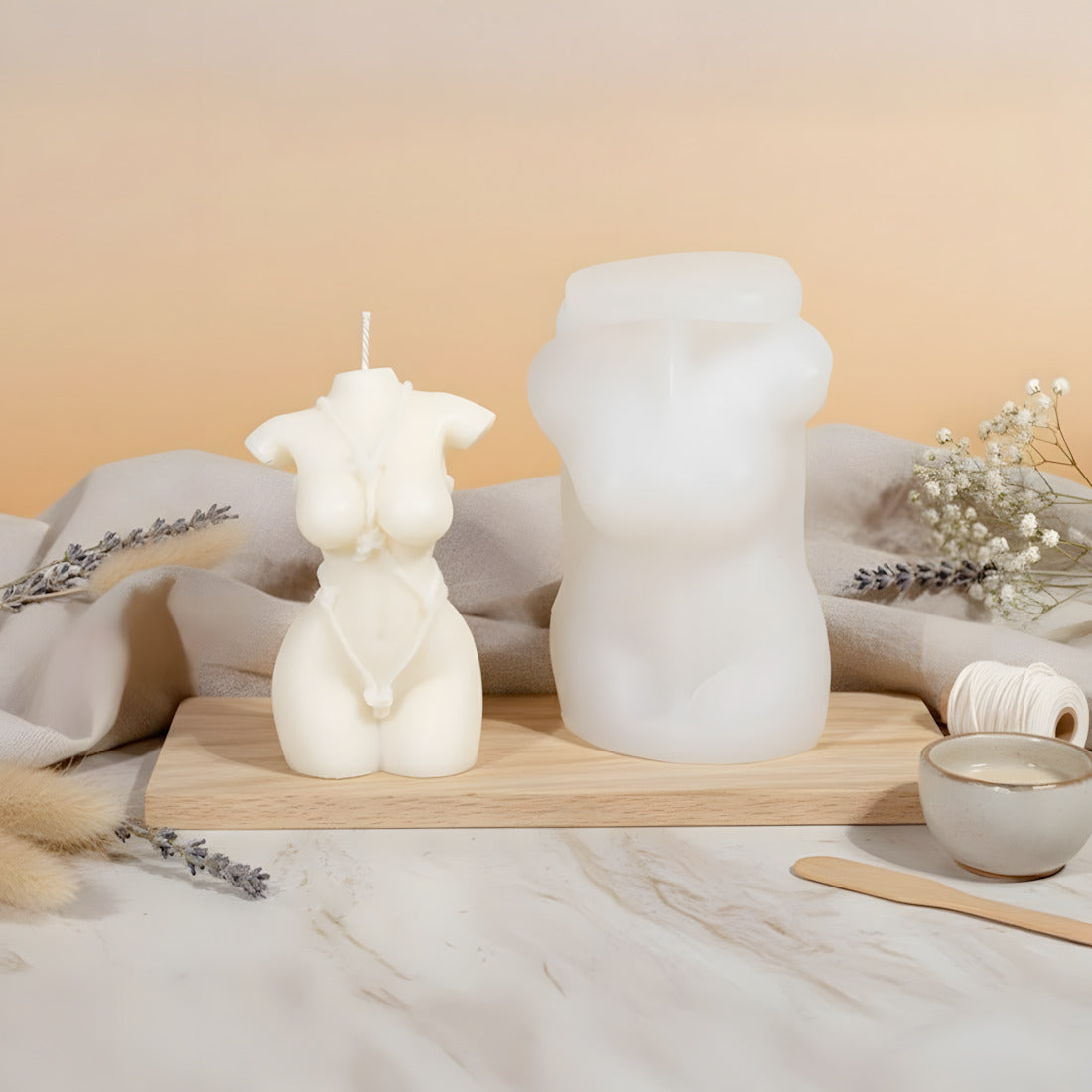 Moule bougie Hécate - Silicone pour fabrication artisanale bougie cire DIY Terre de Bougies