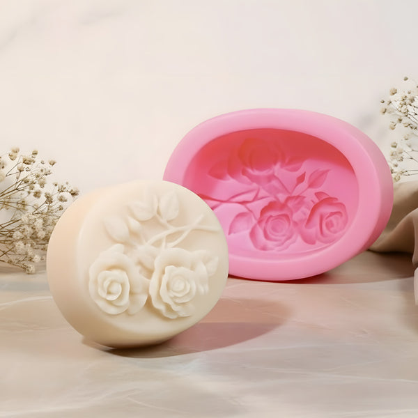 Seifenform Blume - Silikon für handgemachte Seife-Wachsherstellung DIY Terre de Bougies