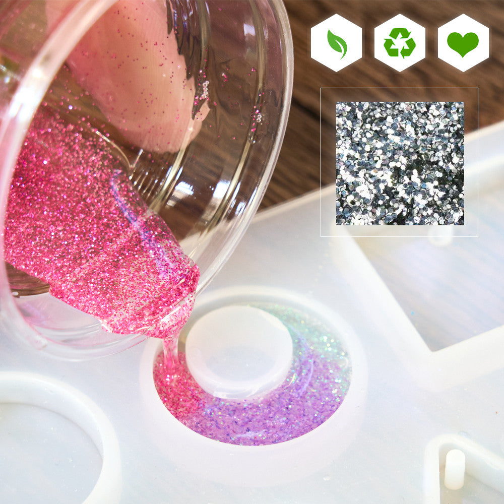 Shiny biodegradable glitter for scented creations decoration for handmade candle wax melt soap craft Terre de Bougies