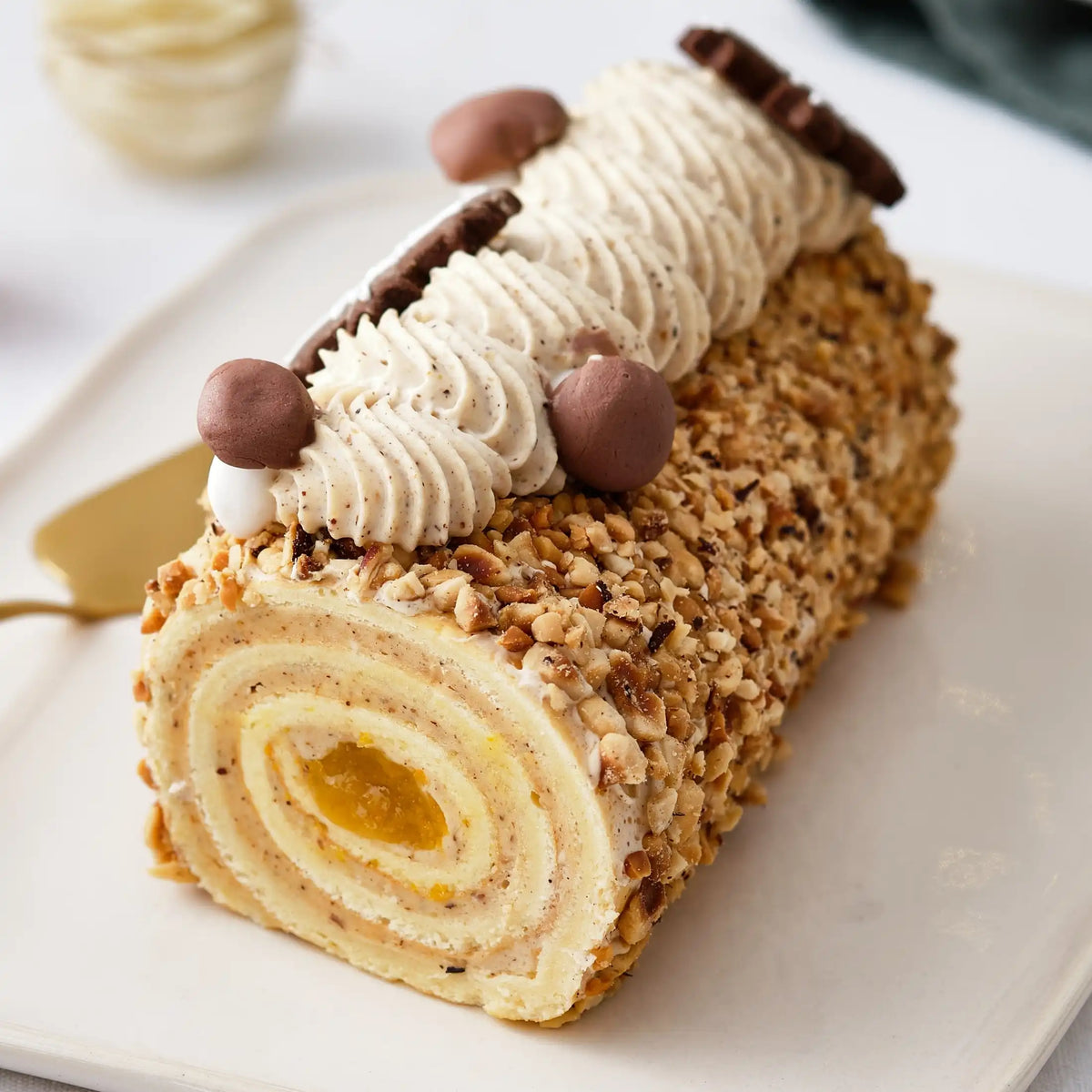 Bûche de Noël parfum gourmand de Grasse pour bougies fondants et diffuseurs