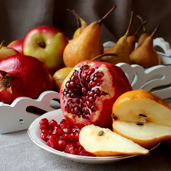 Granada y pera fragancia gourmand de Grasse para velas fondants y difusores