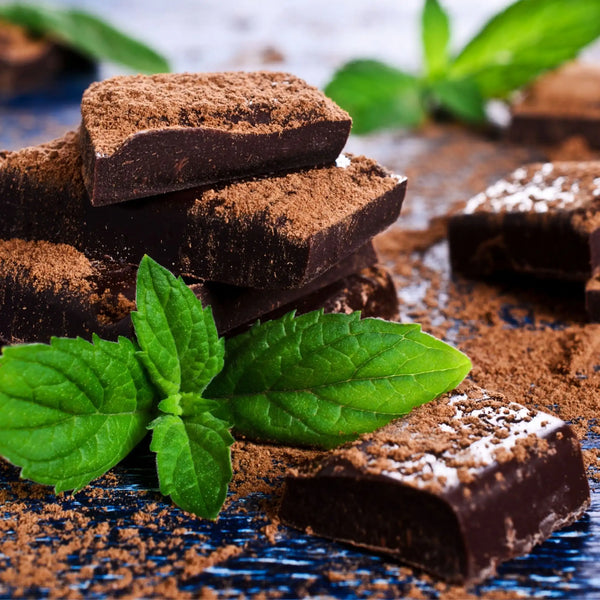 Menta y chocolate fragancia gourmand de Grasse para velas fondants y difusores