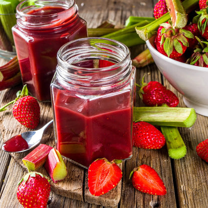 Rhubarbe fraise parfum fruité de Grasse pour bougies fondants et diffuseurs