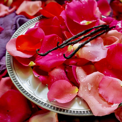 Rose vanillée parfum fleuri de Grasse pour bougies fondants et diffuseurs
