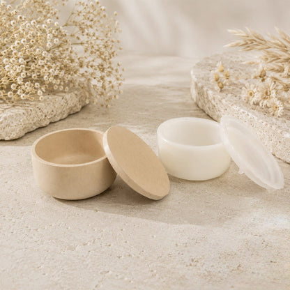 Moule Pot lisse ouvert M pour créations Jesmonite - Silicone