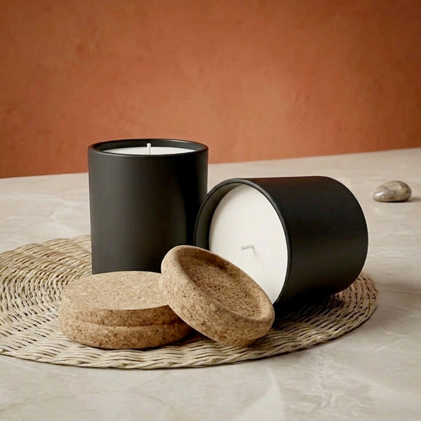 Kerzenset - Eleganz Detailansicht handgefertigt Terre de Bougies
