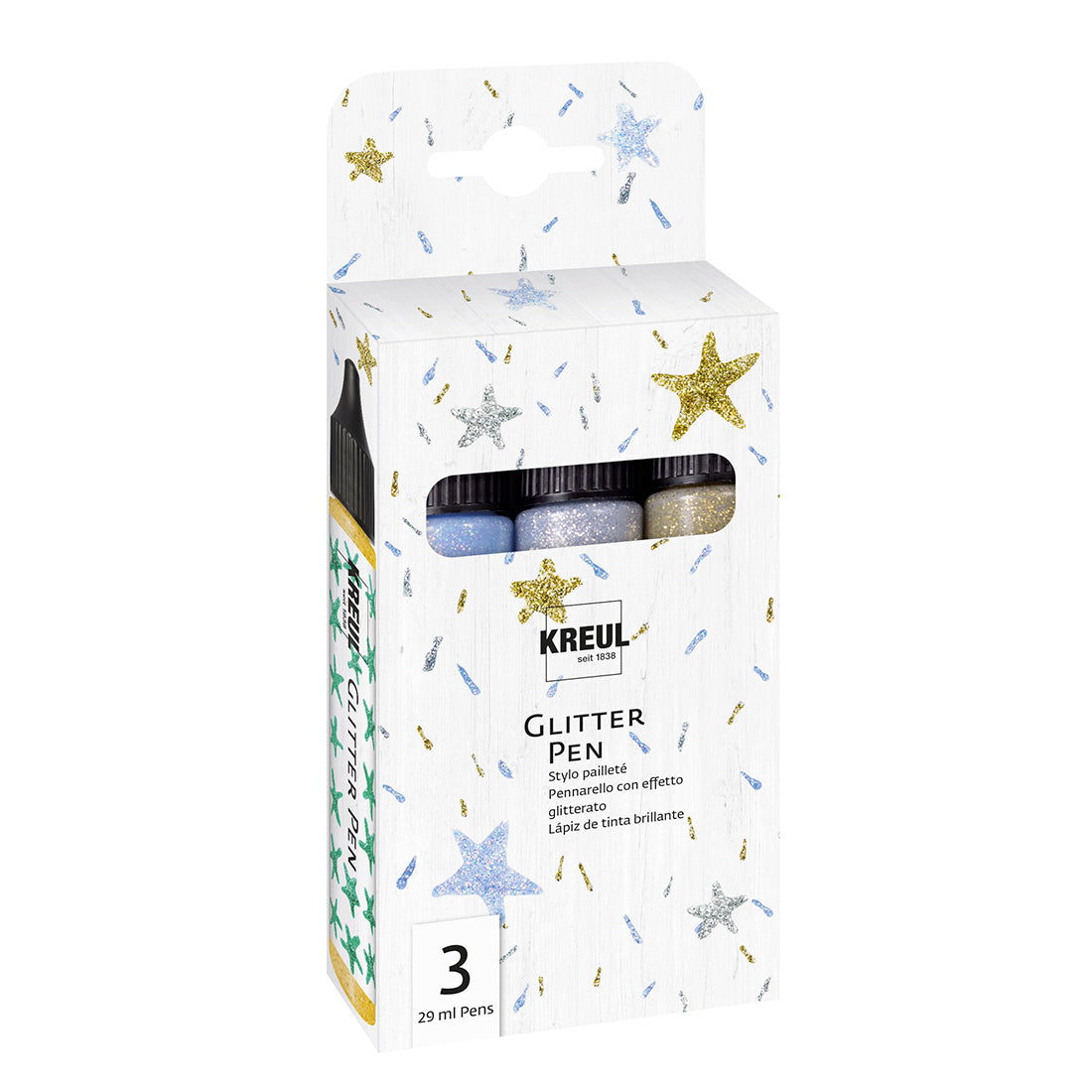 Stylos décoratifs liquides pour contenants à Bougie - Paillettes - Lot de 3 décoration pour bougie fondant savon création artisanale Terre de Bougies