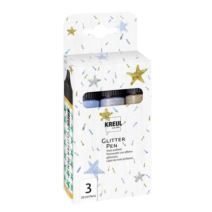 Stylos décoratifs liquides pour contenants à Bougie - Paillettes - Lot de 3 décoration pour bougie fondant savon création artisanale Terre de Bougies