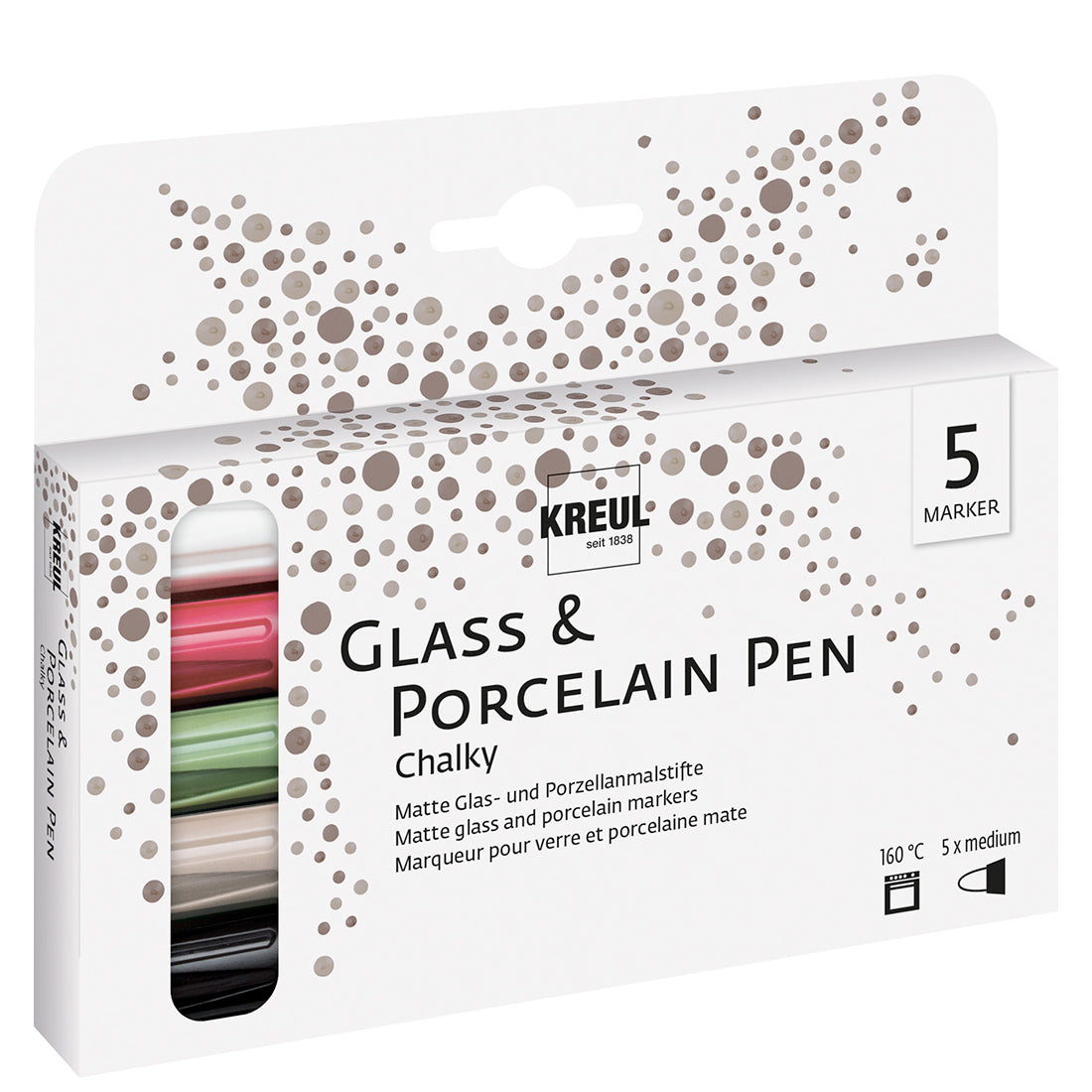 Stylos décoratifs pour contenants à Bougie - Craie - Lot de 5 décoration pour bougie fondant savon création artisanale Terre de Bougies